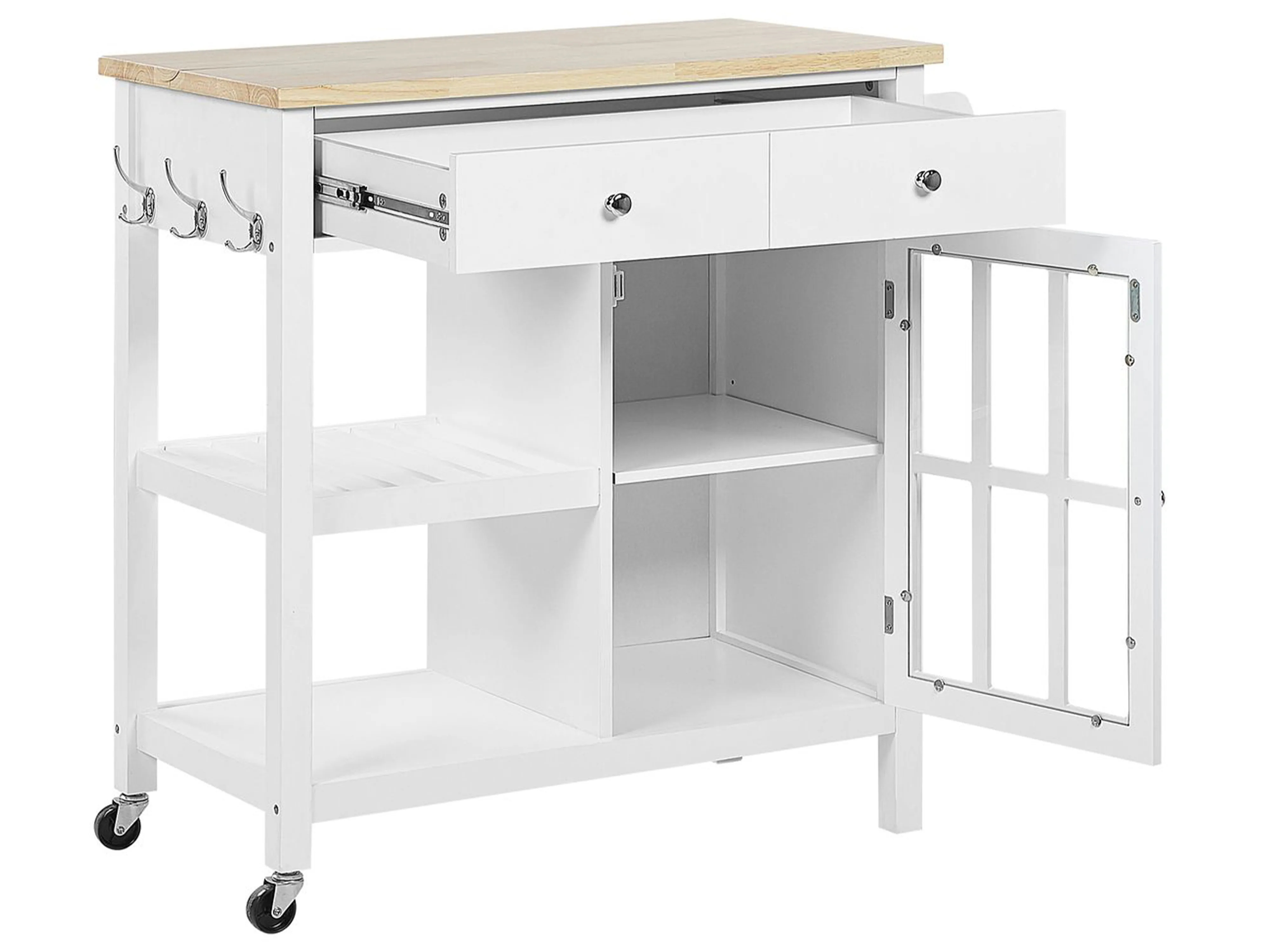 Keukentrolley GENOA Wit