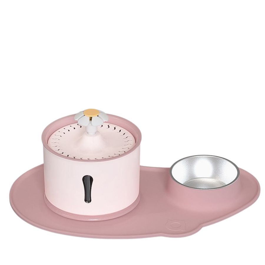 Dispensador automático de água para cães e gatos.