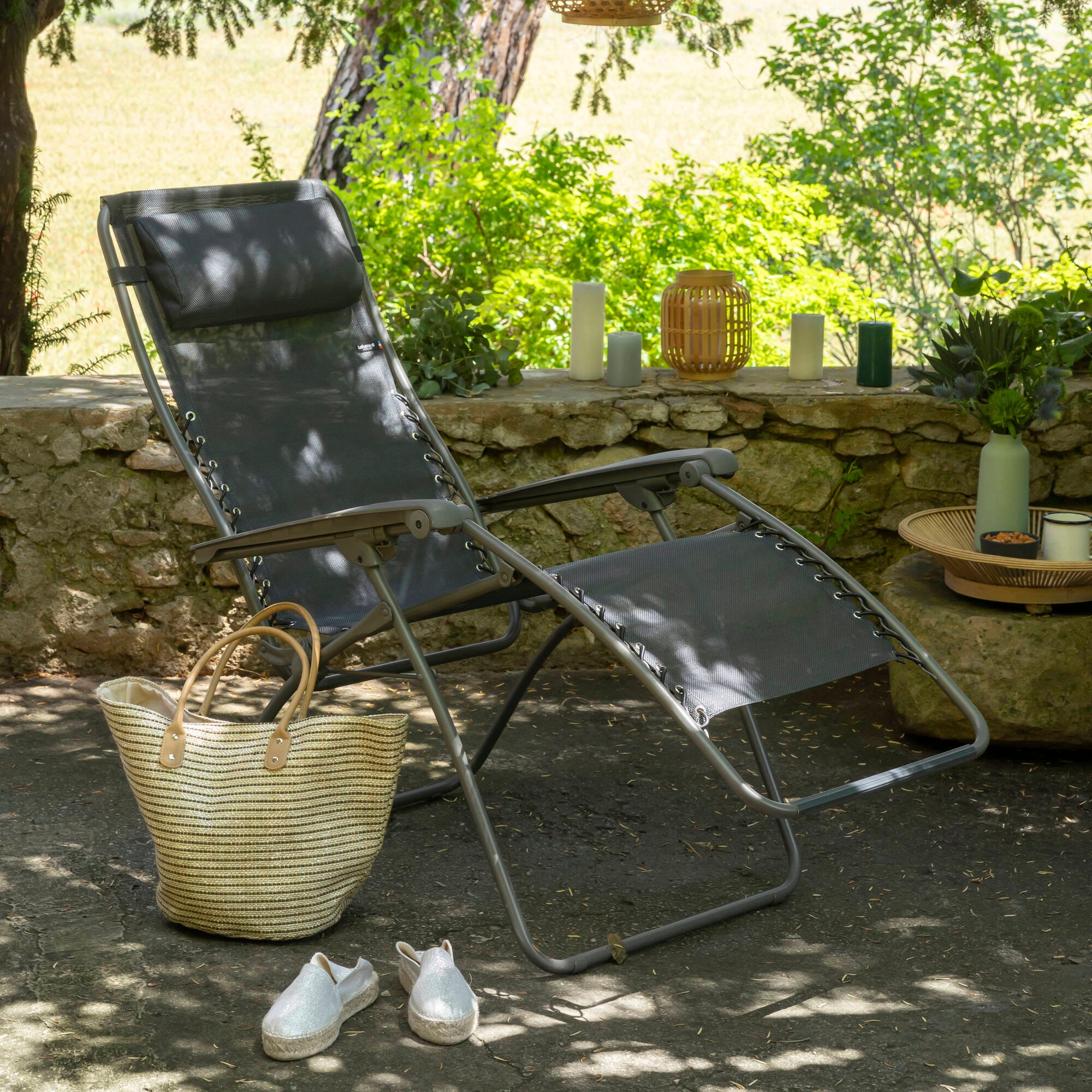 Zero-Gravity-Relaxliege Rsxa Batyline® Iso Schwarz Noir