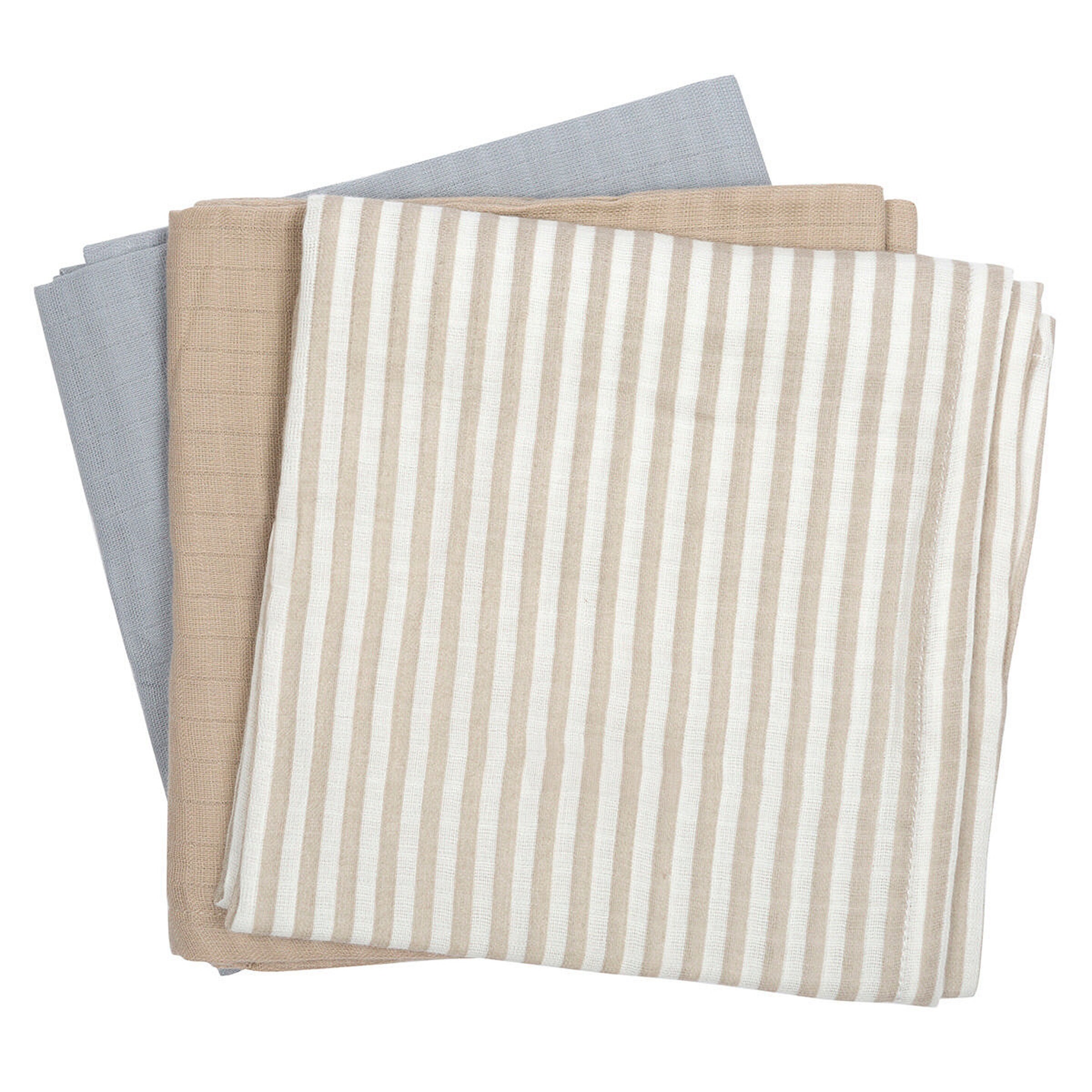 Müsli Pucktuch 3er-Pack cream/ Cashmere