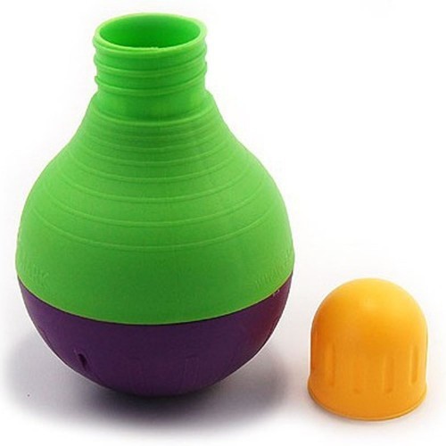 Brinquedo Bob-a-Lot, verde e roxo