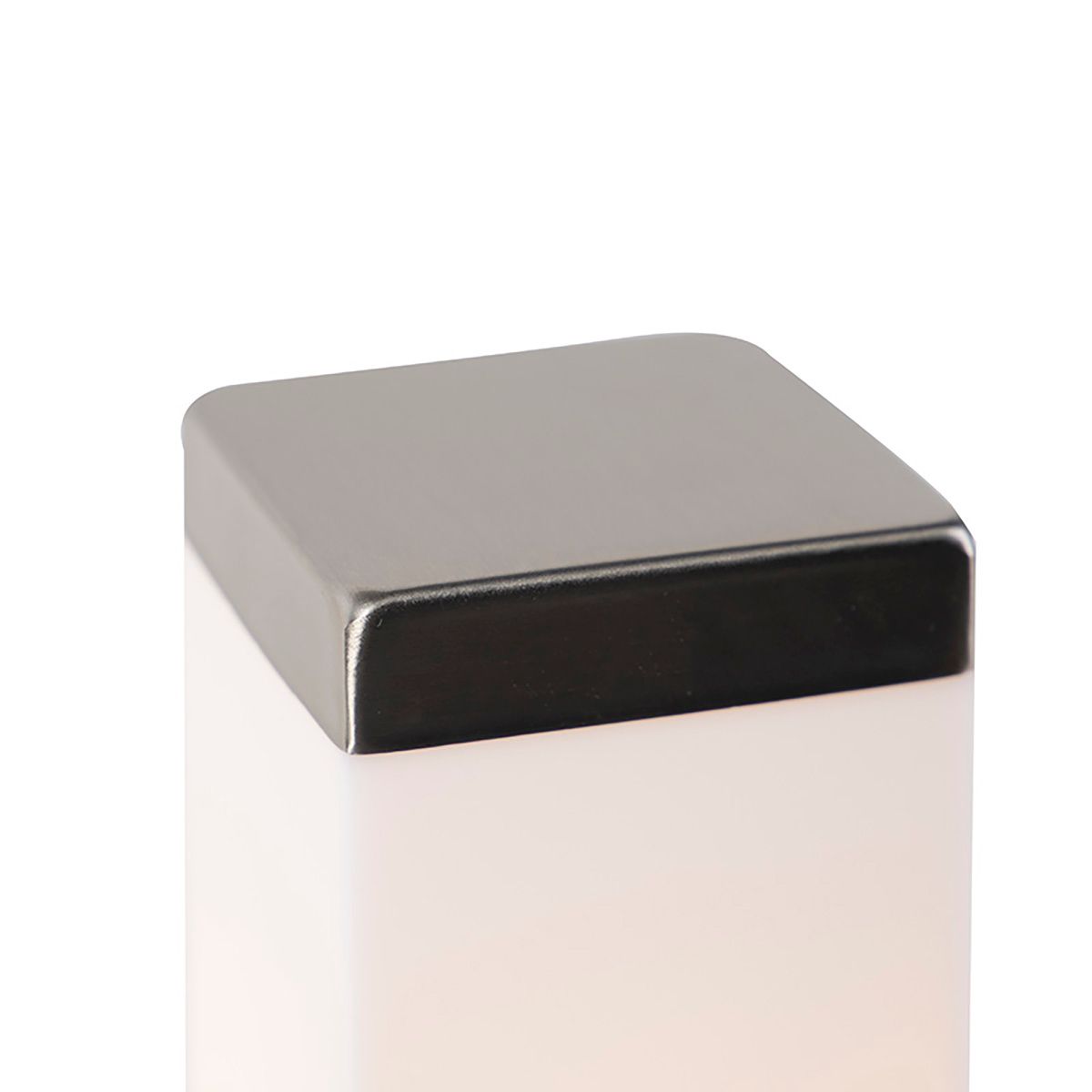 Buitenlamp staal incl stopcontact IP44- Malios met grondpin en kabelmof