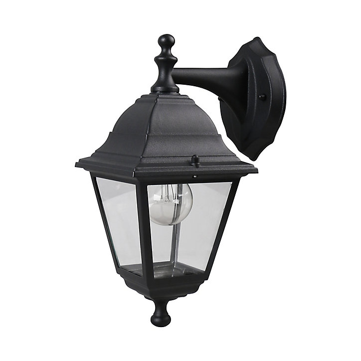 Applique murale Varennes E27 60W IP44 GoodHome noir