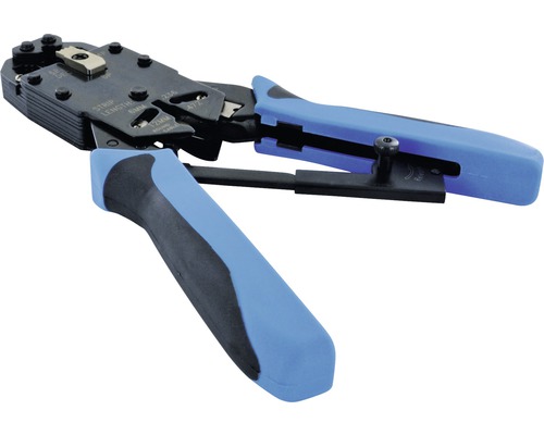 Universele krimptang voor RJ11-, RJ12-, RJ45-, 4P4C- en 4P2C-connectoren, Schwaiger NWZ10531