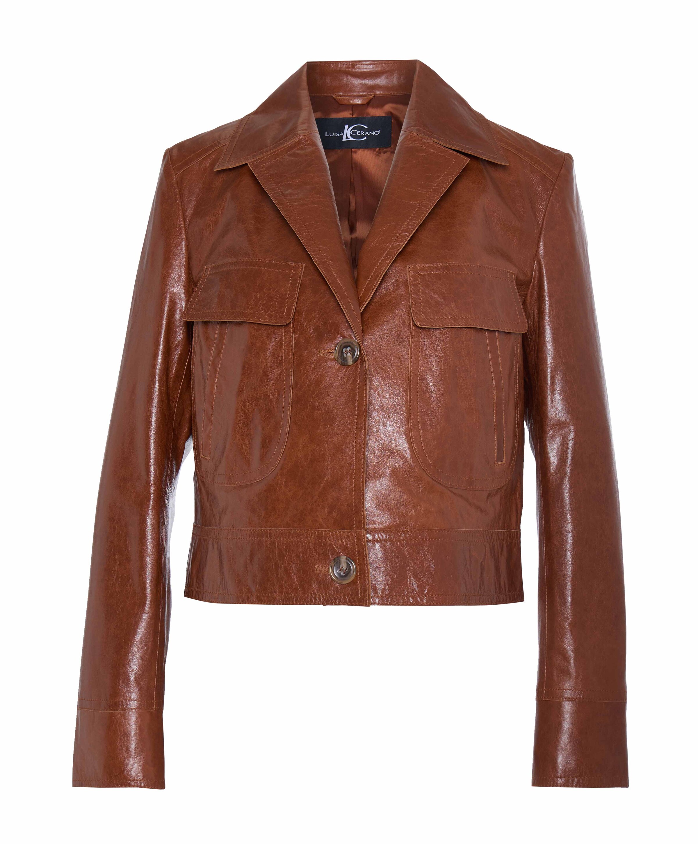 LUISA CERANO Dames jas bruin