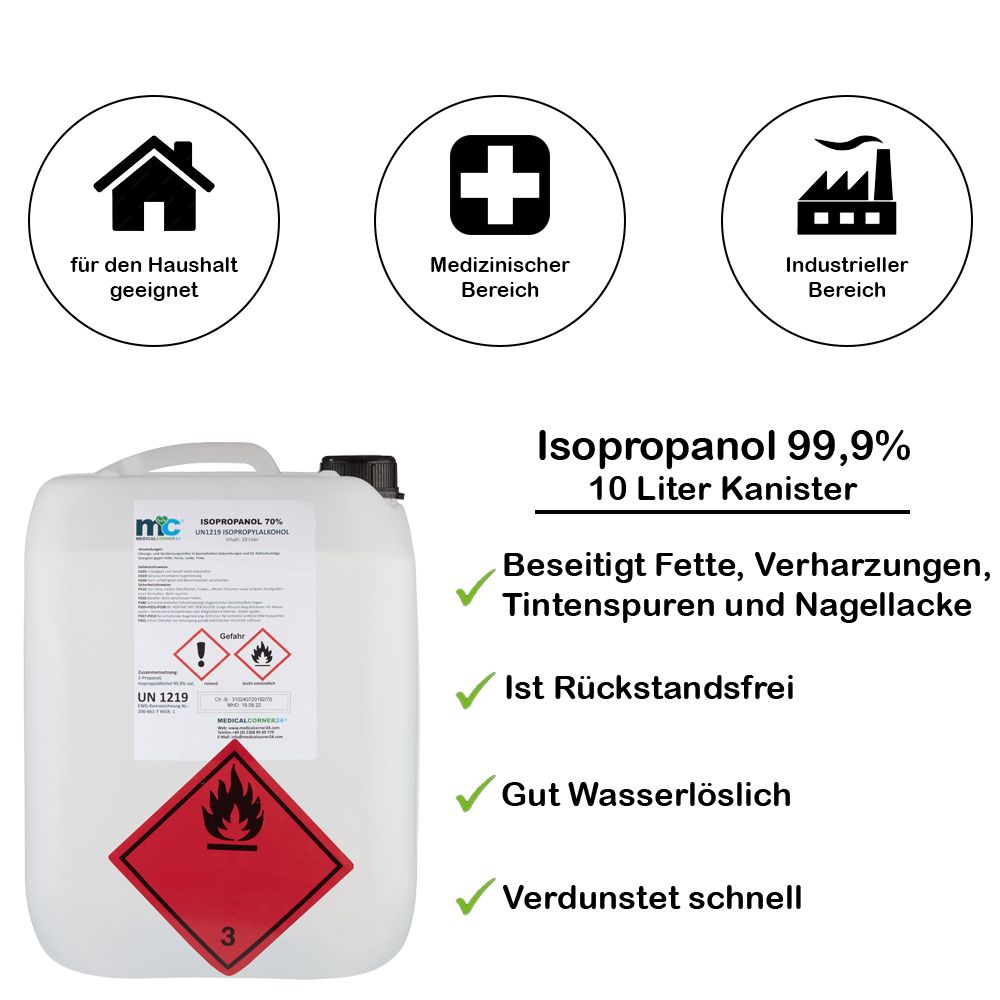 Medicalcorner24 Isopropanol 99,9%