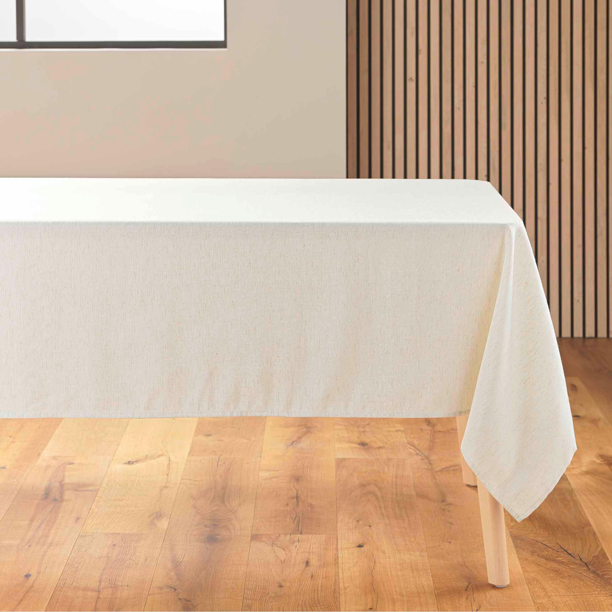 NAPPE RECTANGLE 140X240CM POLYESTER LIN UNI PAULINE