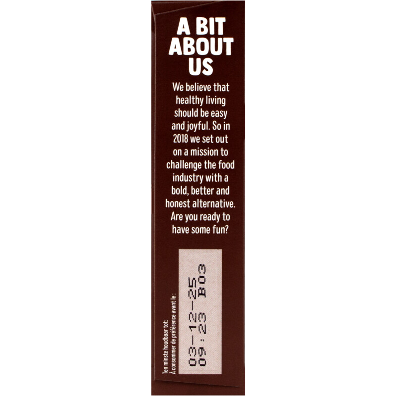 Holie's Crunchy bar protein peanut chocolate