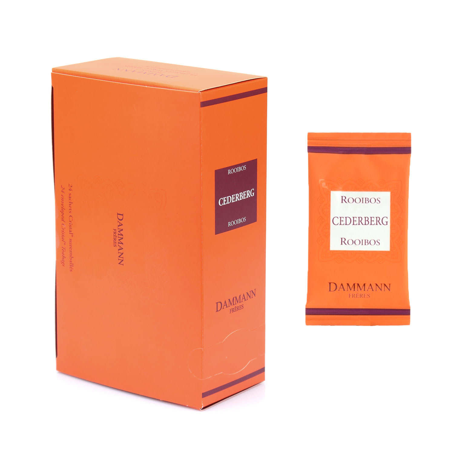 Rooibos Cederberg en sachets cristal - Dammann Frères