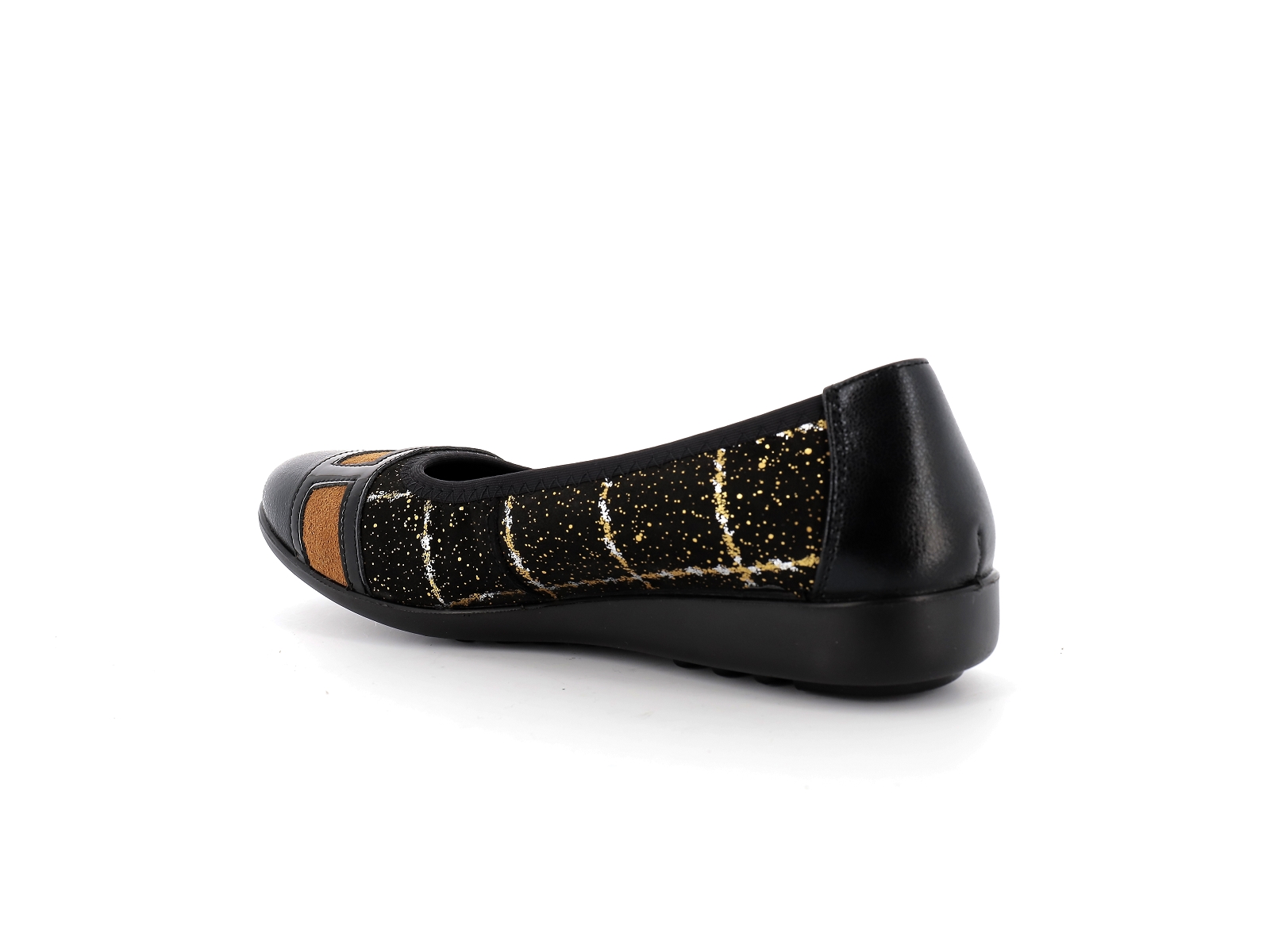 Inea-LUXA Cuir Noir Jaune