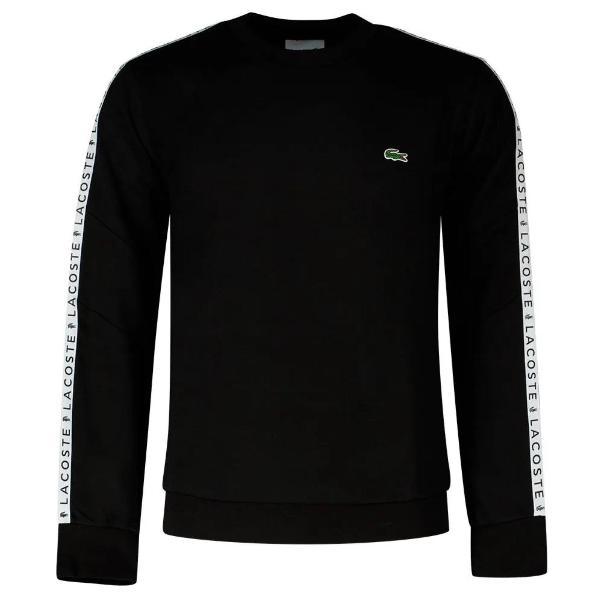 Lacoste Logo Strip Crew Neck Jumper