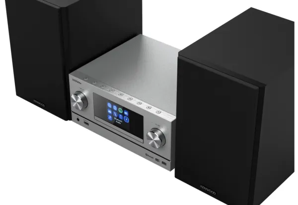 Kenwood M-9000S - Mikrosystem - 2 x 50 Watt - sølv