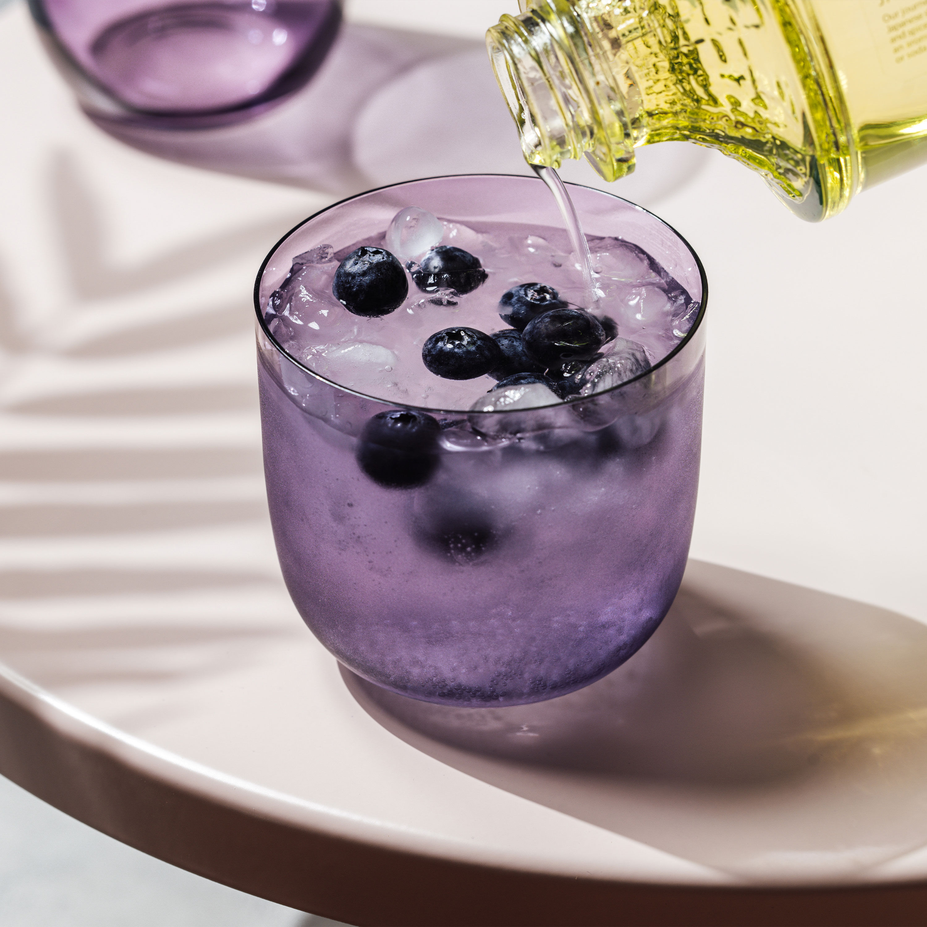 Like Glass Water glass Purple, 6.8 oz, glass