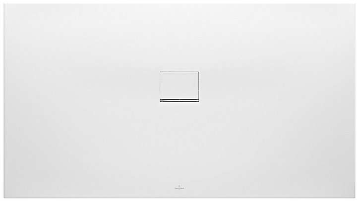 Receveur de douche à poser 80 x 90 cm, blanc, Villeroy & Boch Squaro Infinity