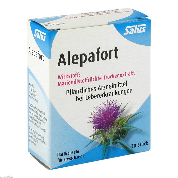 Alepafort® Mariendistel Hartkapseln, 30 St