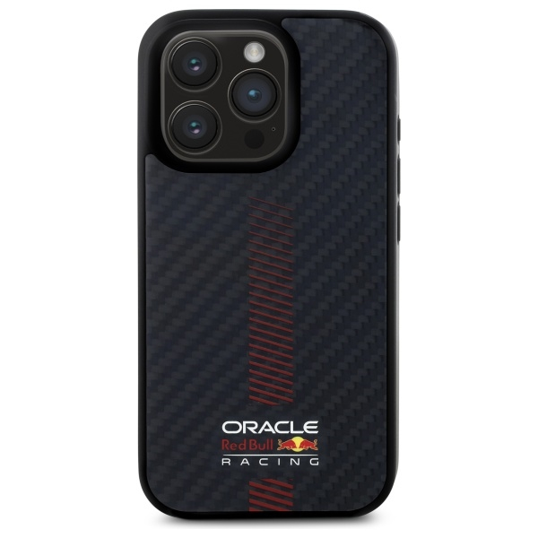 iPhone 15 Pro Max MagSafe Hardcase Hülle Carbon Fiber (RBHMP15X24CFGSMK) - Schwarz