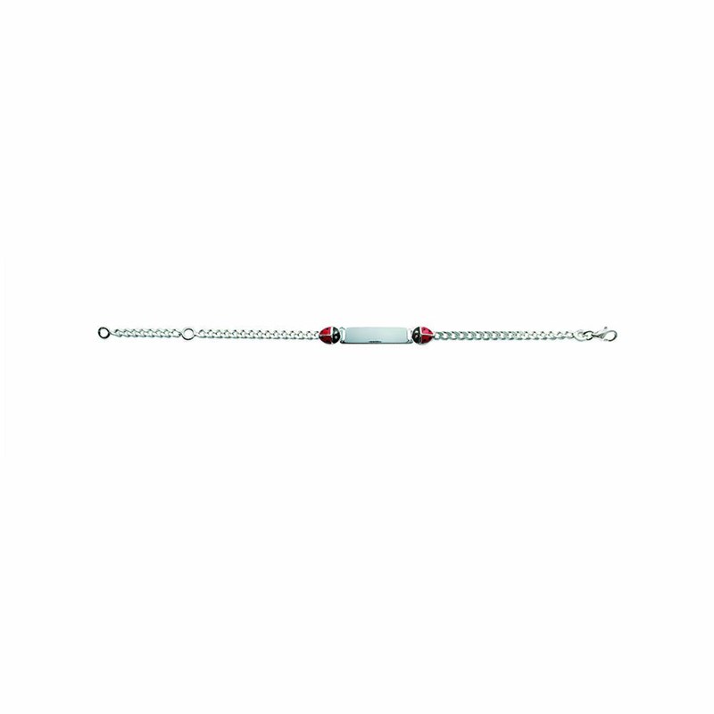 Gourmette Enfant - Argent 925 - Email - Longueur : 16 cm
