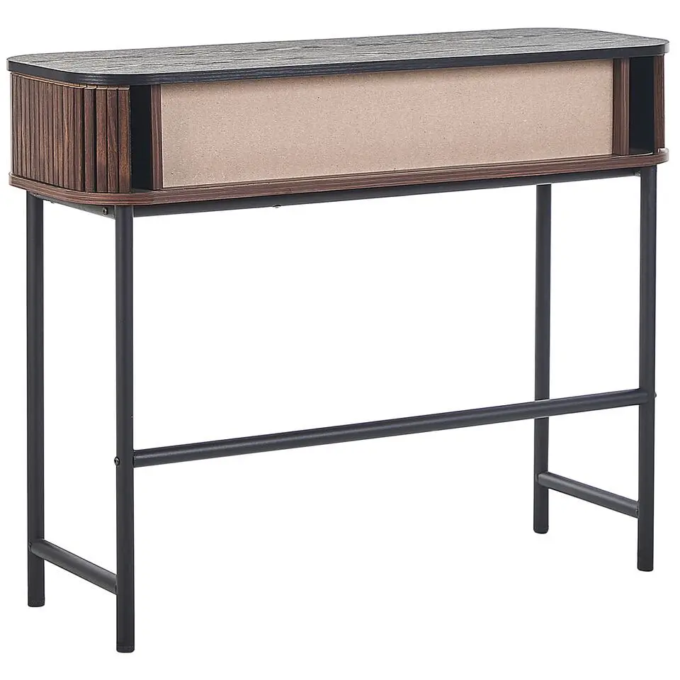 JOSE - Consoletafel - Donkere houtkleur - Vezelplaat