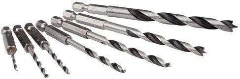 Makita D-62371 Houtspiraalborenset 7-delig 1/4''