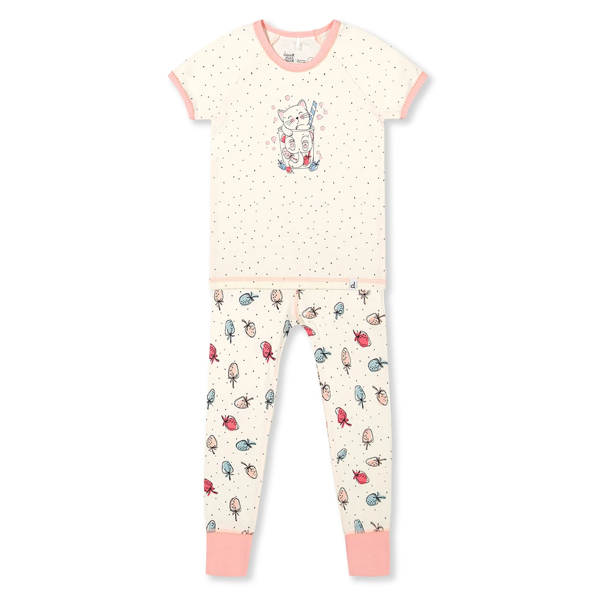 Deux par Deux Pyjama Fraises 2-6ans