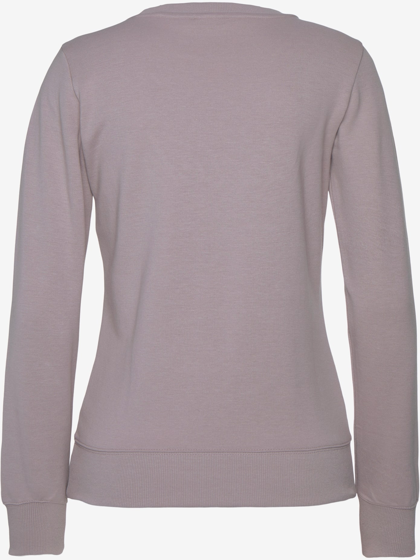 Sweatshirt basique avec logo imprimé et broderie
