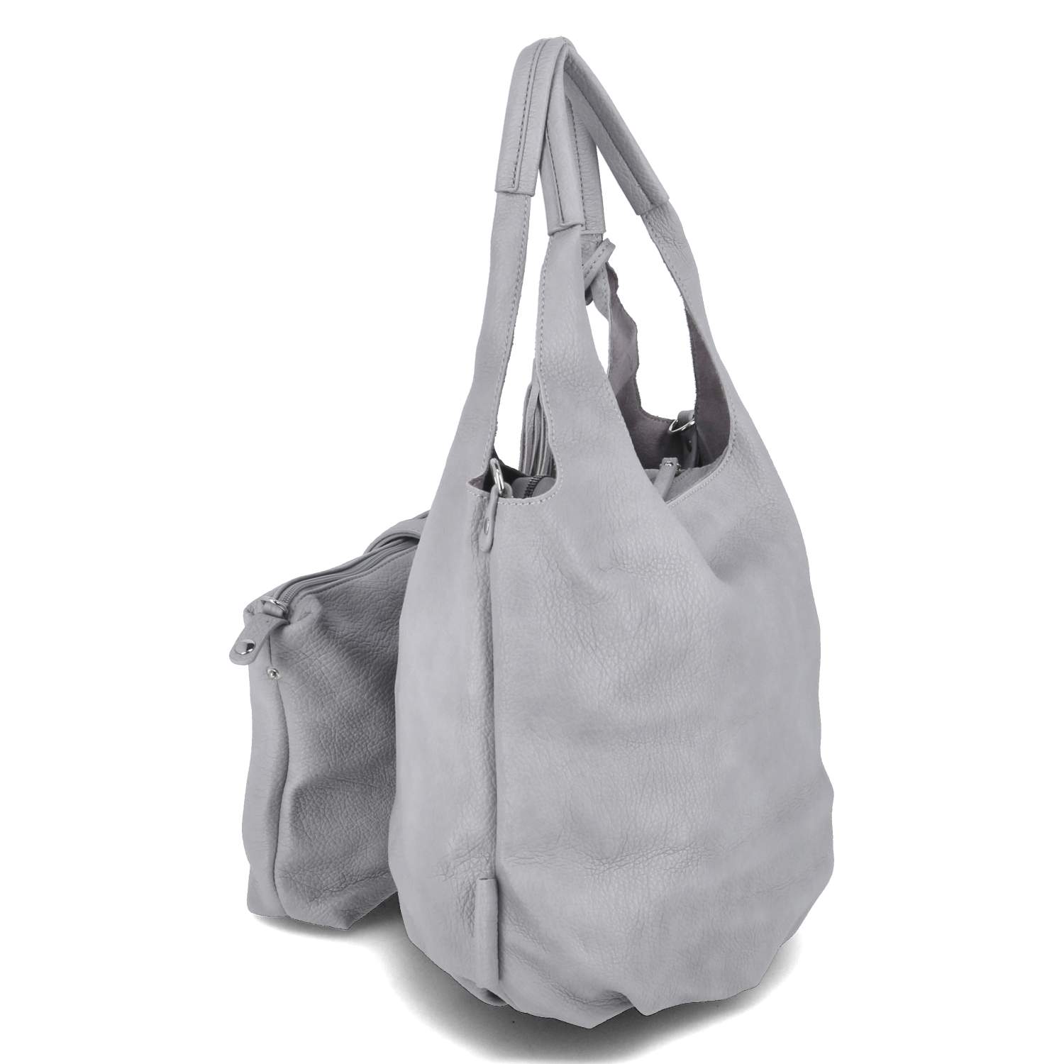 Fräulein Frida Bucket Bag - lightgrey