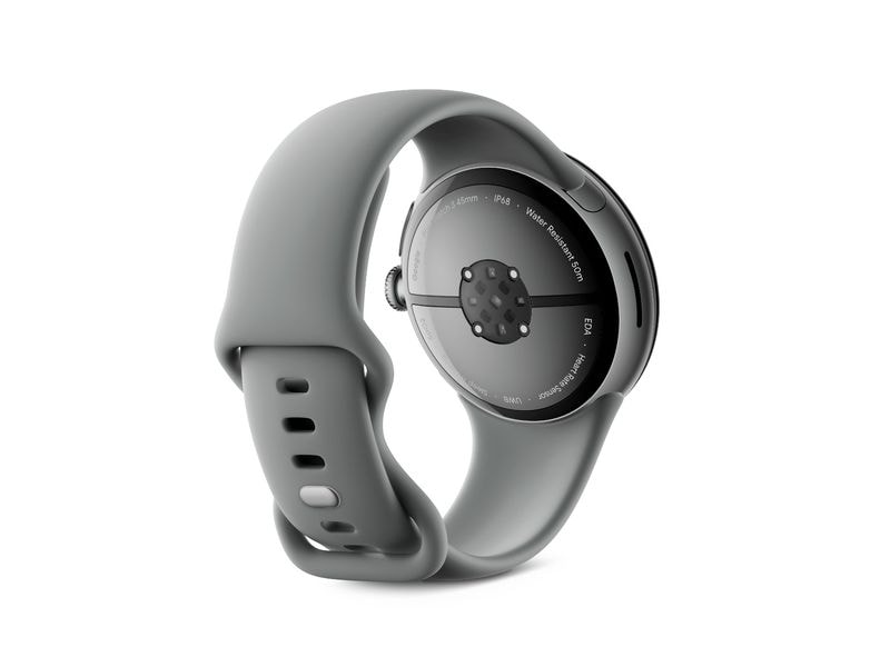 Google Pixel Watch 3 4G 45 mm Grau Schlanke Smartwatch mit erweitertem Gesundheits- und Schlaftracking