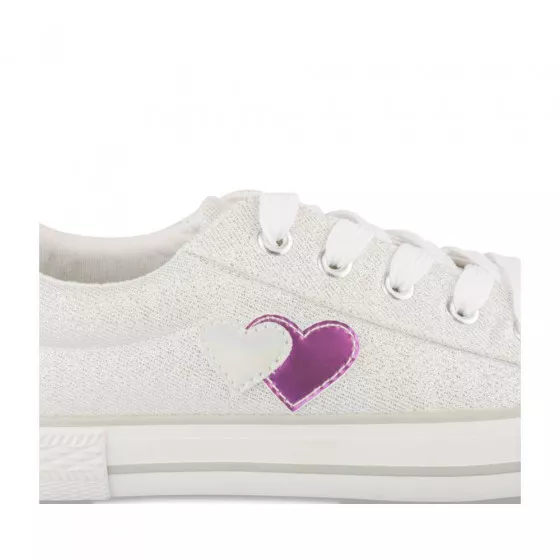 Baskets BLANC LOVELY SKULL
