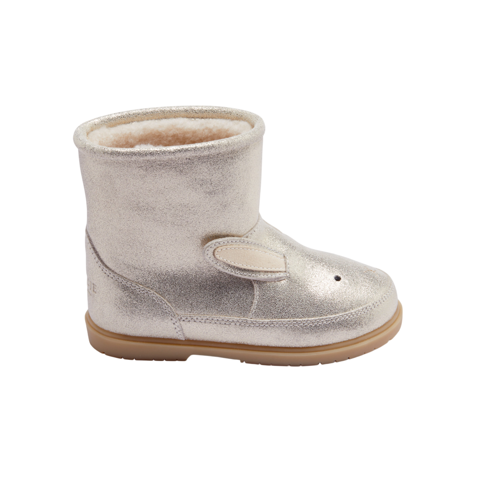 Stiefel Xelly Bunny Silver Metallic Leather