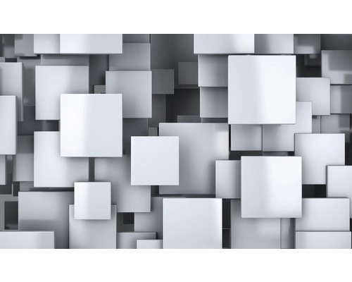 Vliesbehang 2810 VEXXL Squares 3D 3-delige set 312 x 219 cm
