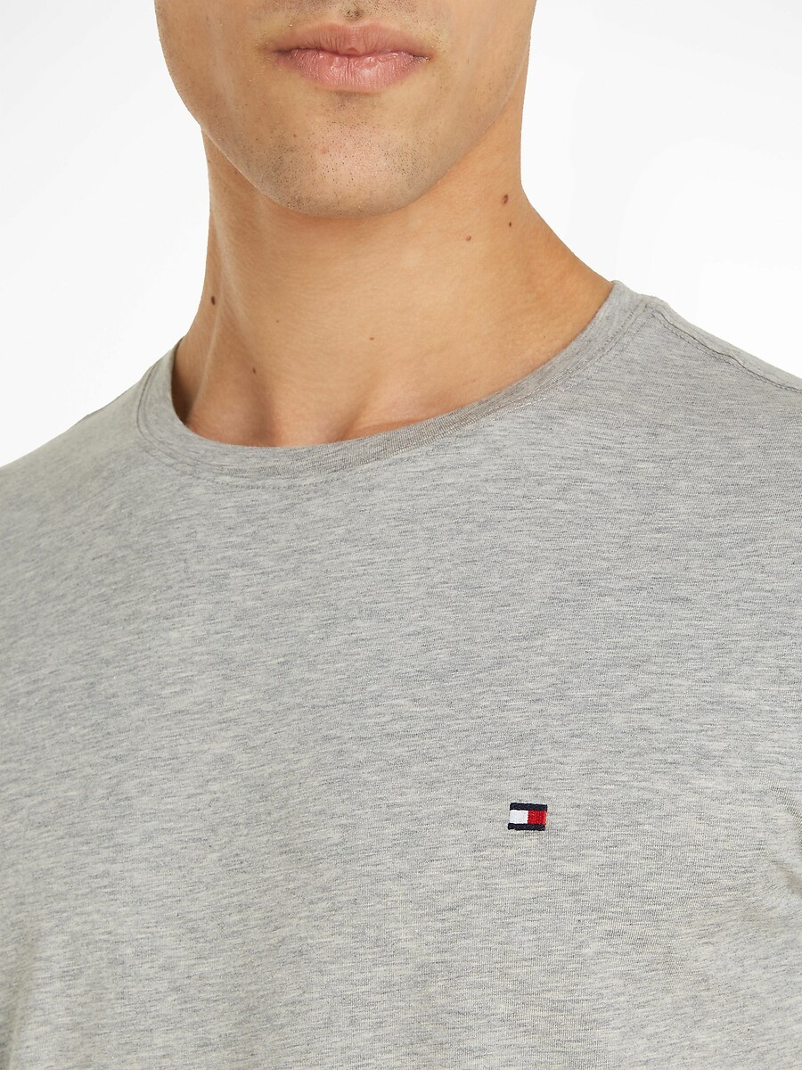 TOMMY HILFIGER<br>Camiseta redonda slim stretch Core