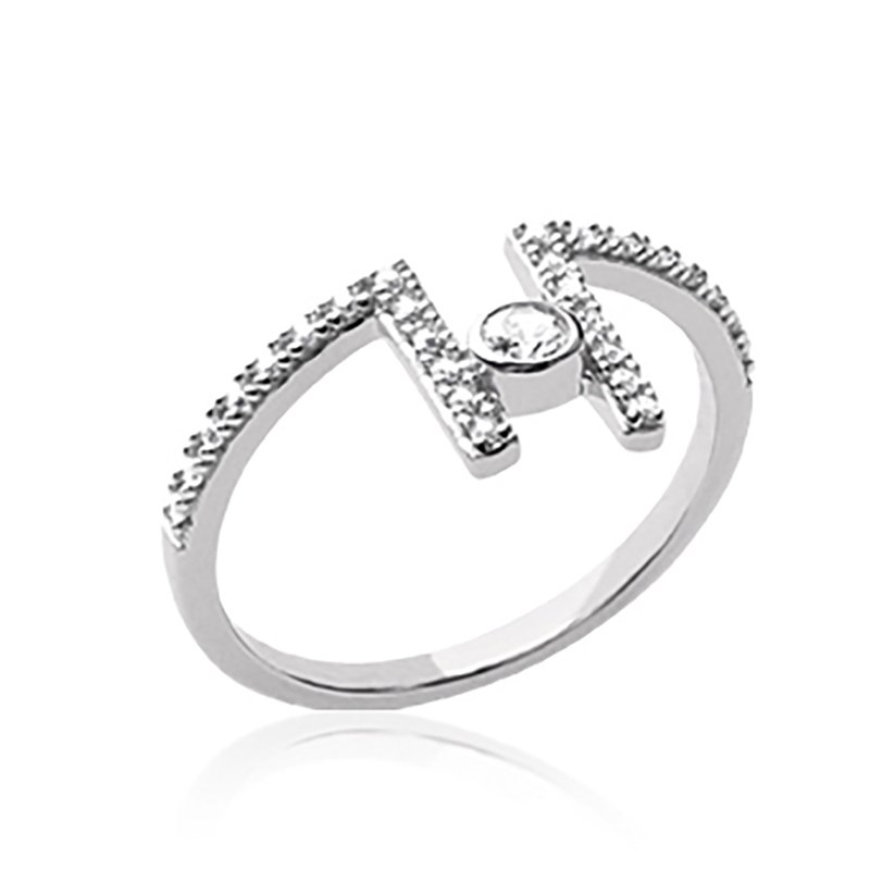 Bague Femme - Argent 925 - Oxyde de zirconium