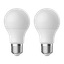Normalpære LED 2-pk E27 8,6 W 806 lm
