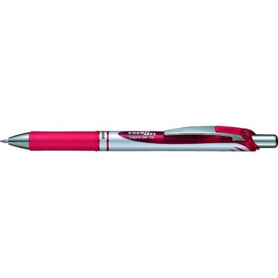 Pentel Energel - Roller rétractable - 0,7 mm - rouge
