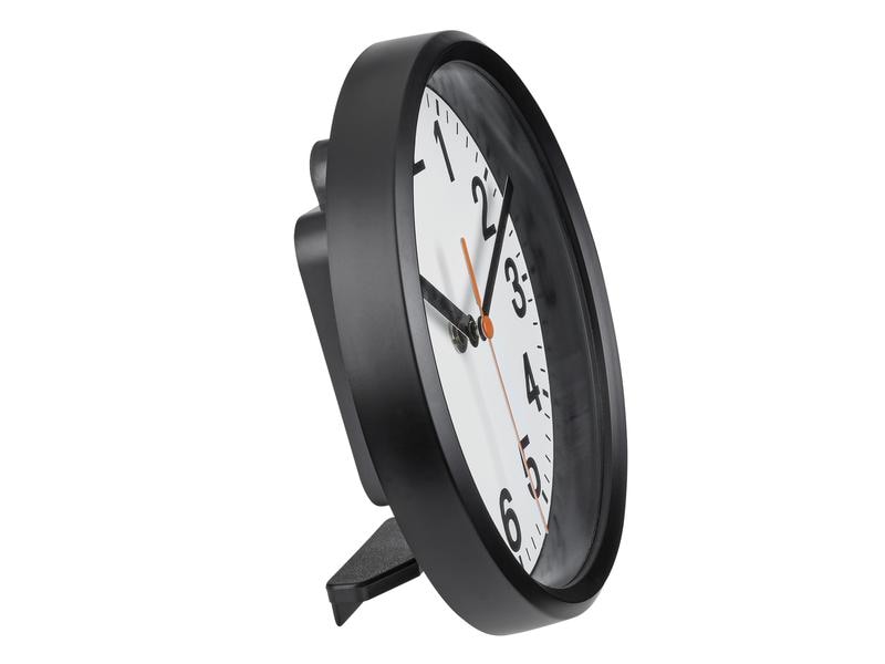TFA Dostmann Funk-Wanduhr Analog Schwarz Analoge Funk-Wanduhr