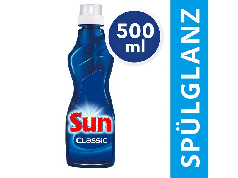 SUN Geschirrspülmittel Classic Spülglanz 500 ml Für glänzend sauberes und schnell trocknendes Geschirr