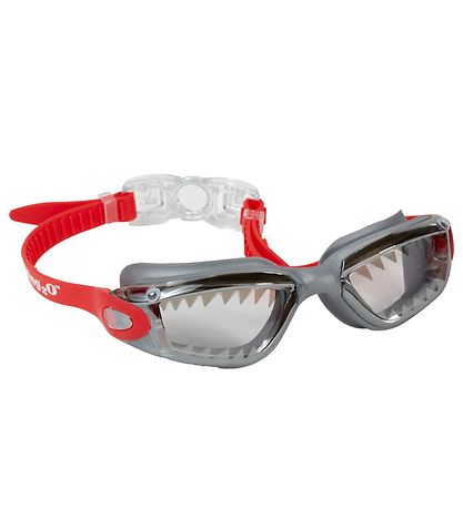 Bling2o Schwimmbrillen - Jaws - Rot/Grau m. Hai