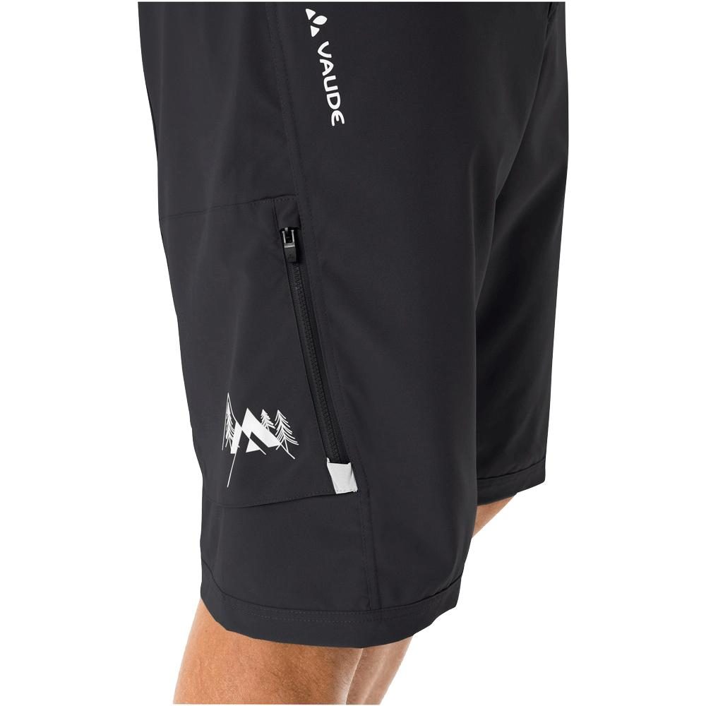 VAUDE Ledro Radshorts Herren schwarz