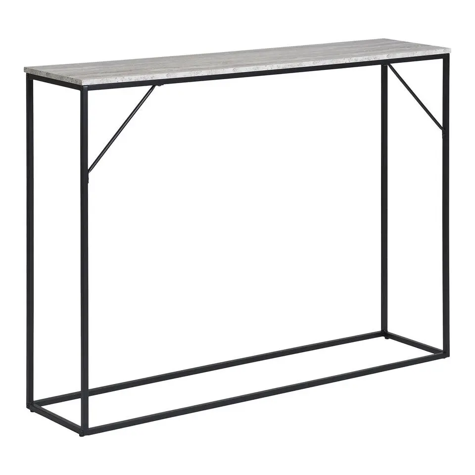 Hioshop Vita sidetable 1 plank travertin decor