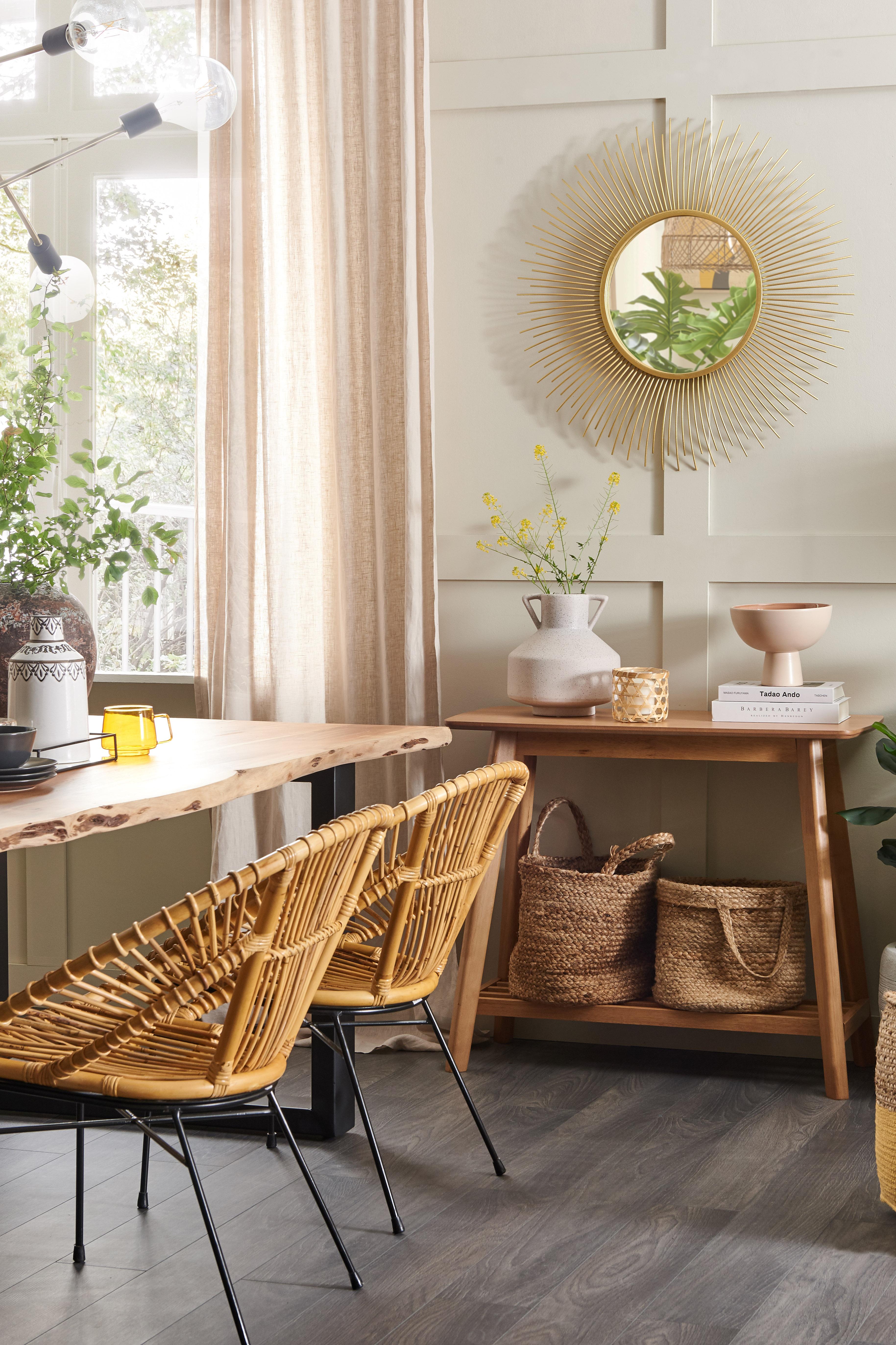 Sidetable TULARE Lichtbruin