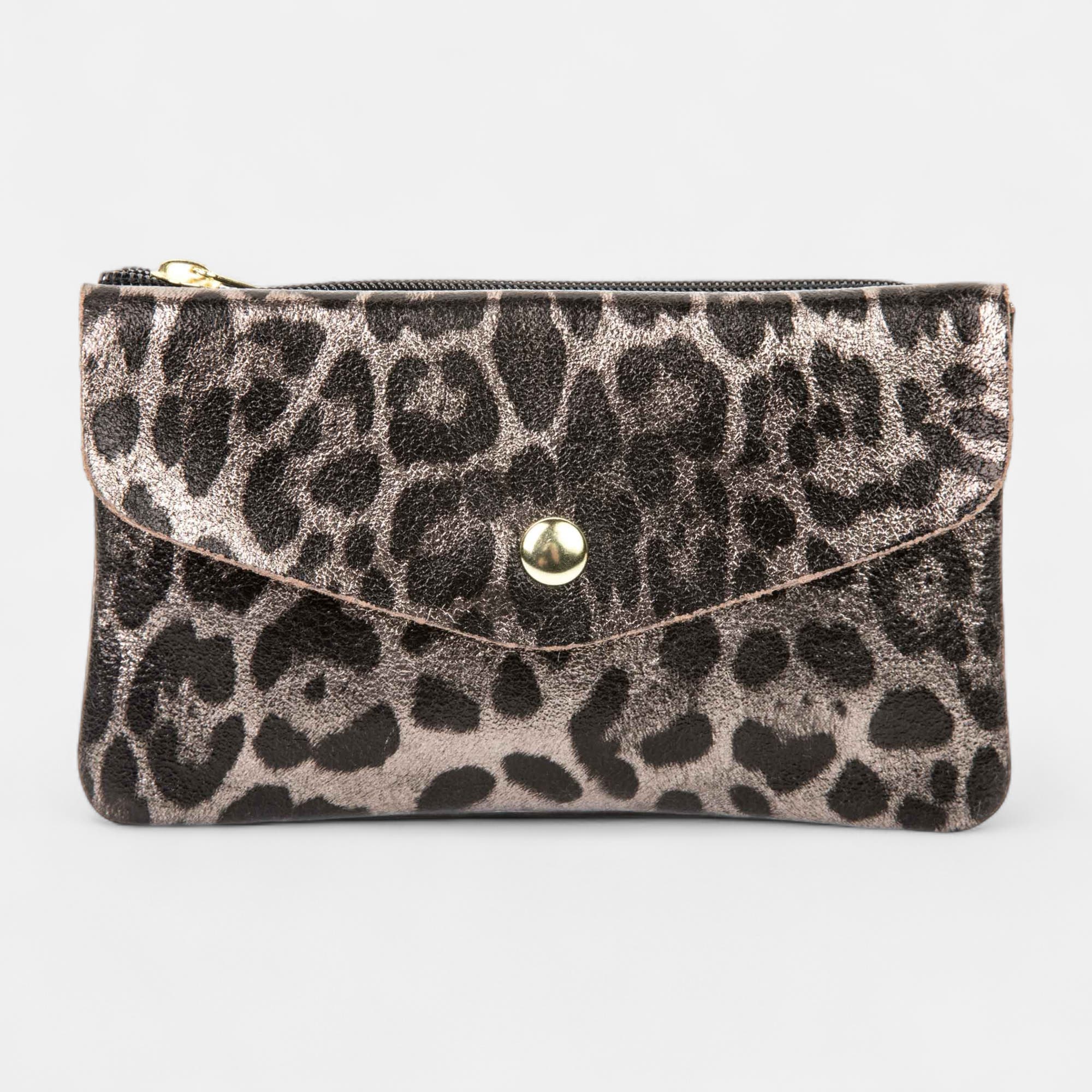 Petite maroquinerie en cuir multicolore