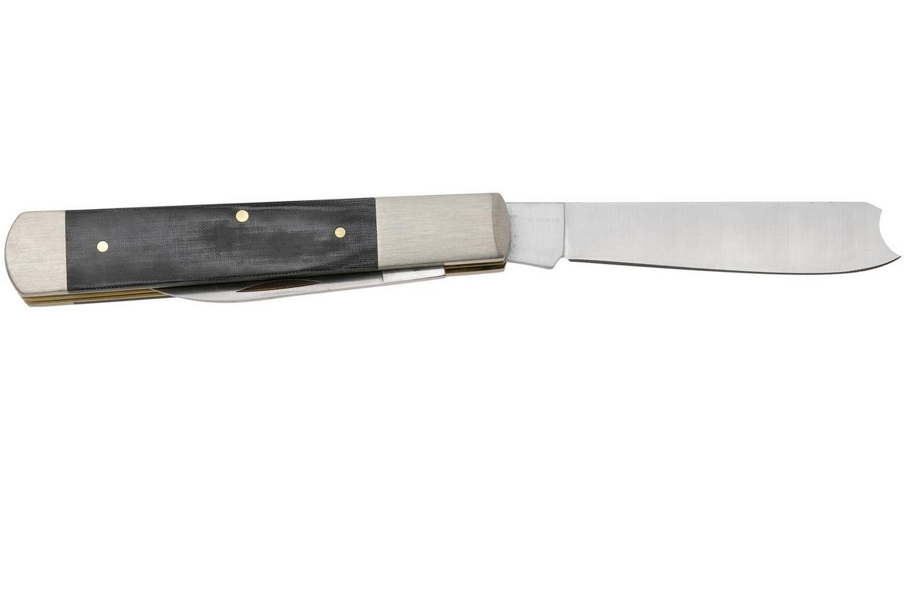 Case Razor 27823 Smooth Black Micarta 102005RAZ SS, zakmes