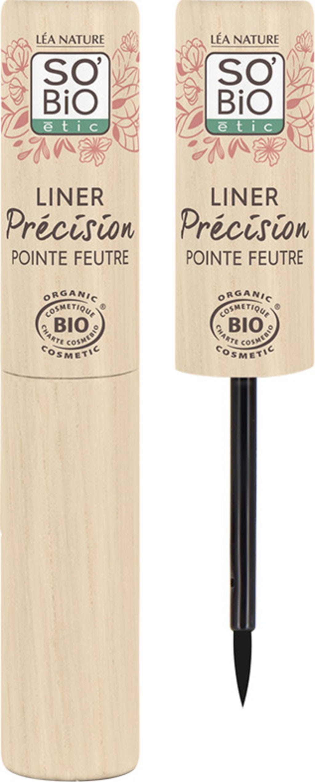 LÉA NATURE SO BiO étic  Précision Flüssiger Eyeliner, Black (3 ml)