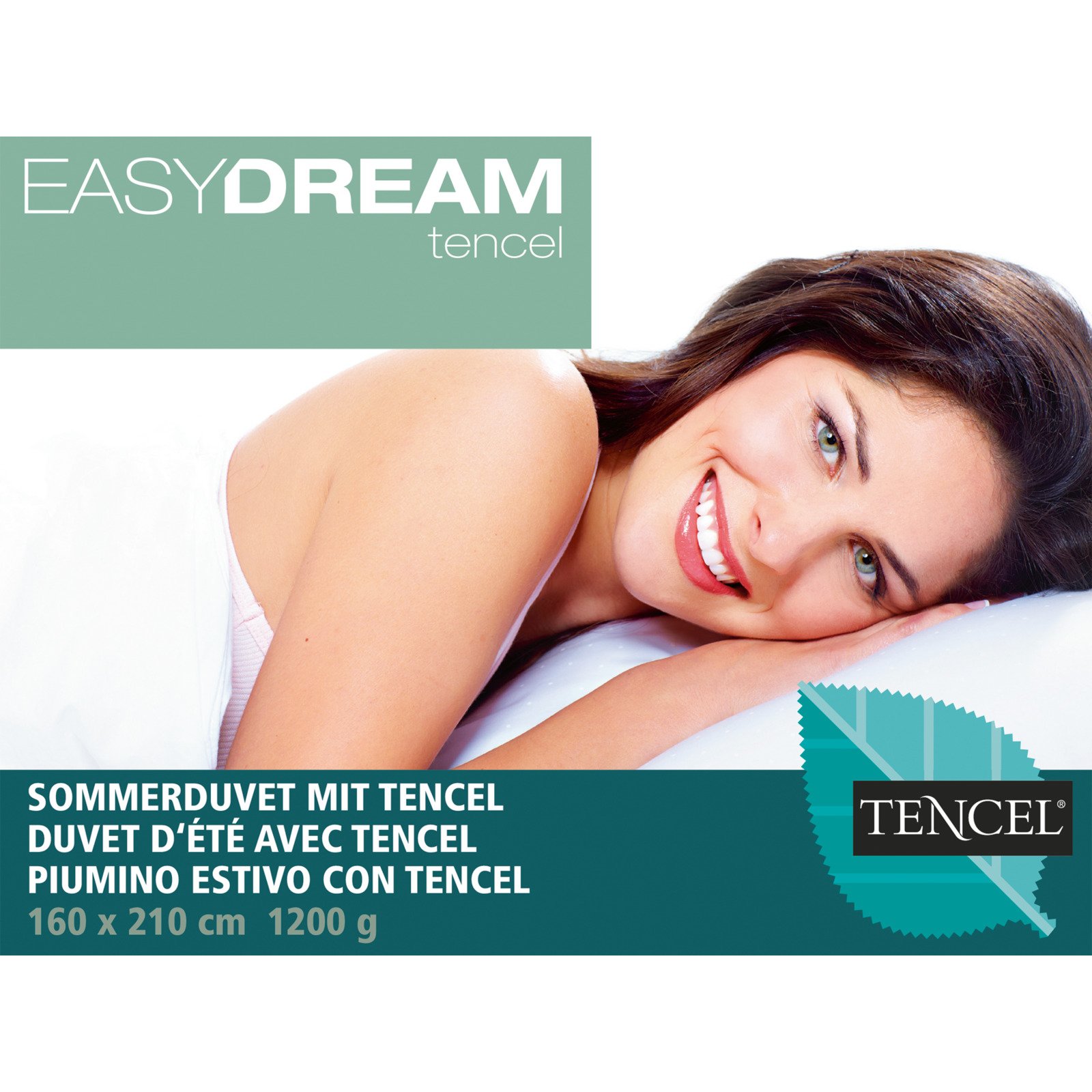 Easy Dream Sommerduvet mit Tencel 160x210 Duvet Nordisch