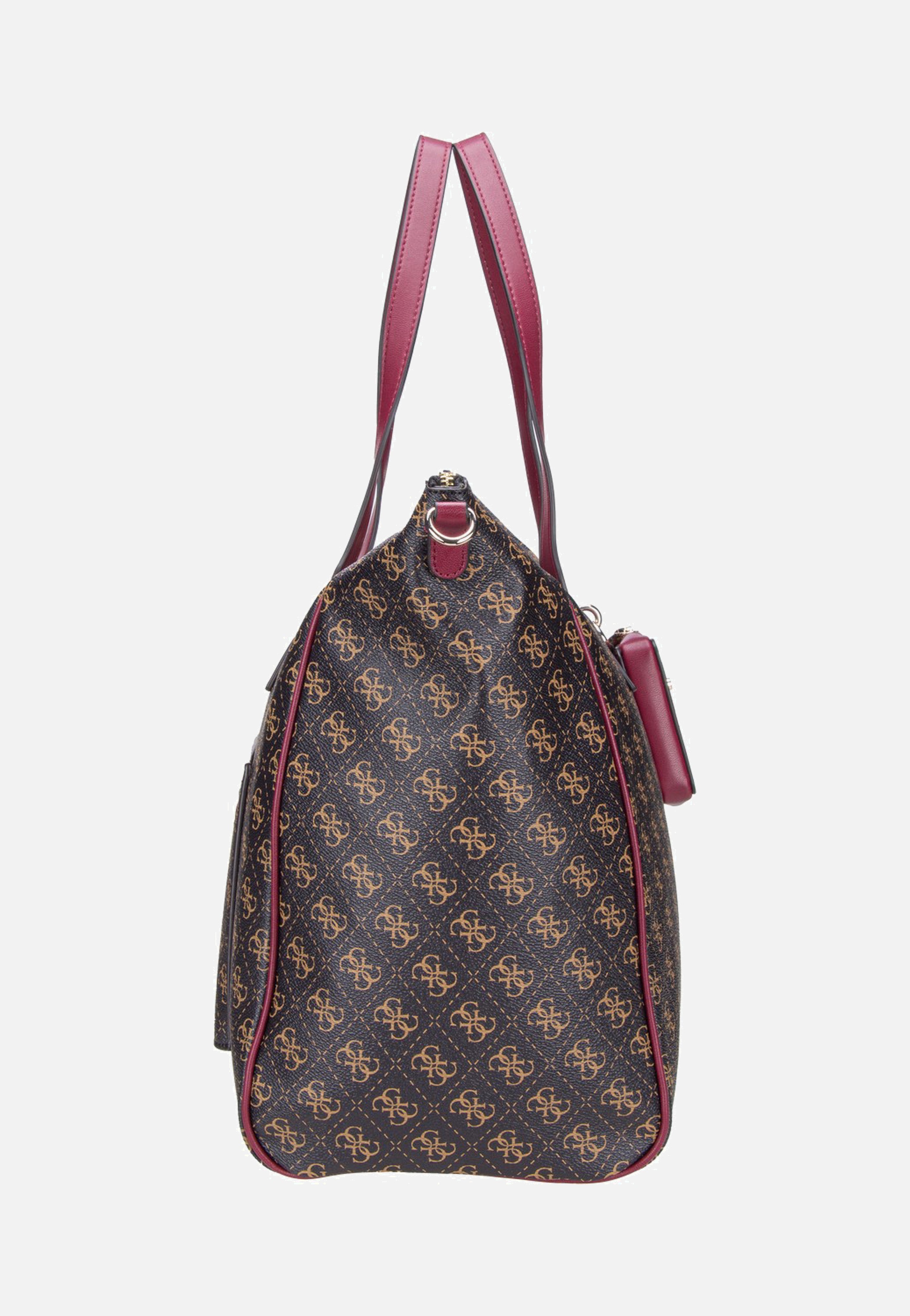Latona Carryon Large Tote Brown Logo - Shopper