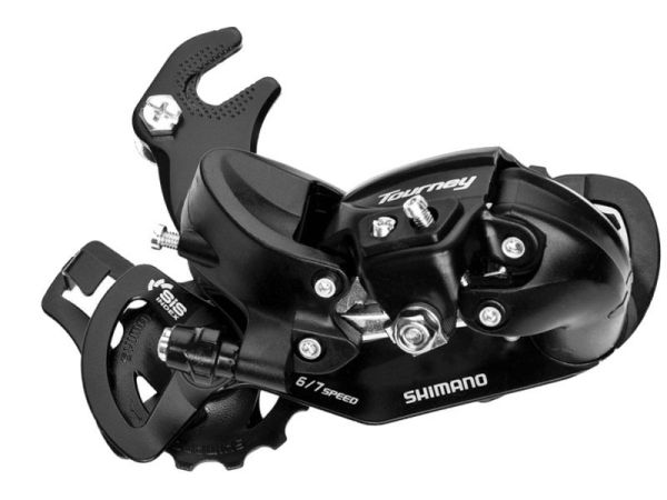 Shimano Tourney TY300 6/7-Speed Bagskifter, Max 34T