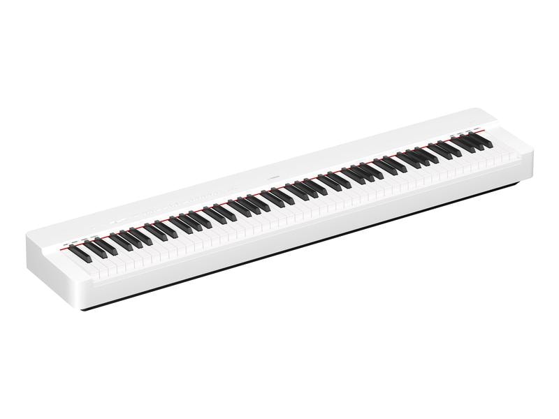 Yamaha E-Piano P-225WH Kompaktes Digitalpiano mit Klang und Funktionen für fortgeschrittene Spieler