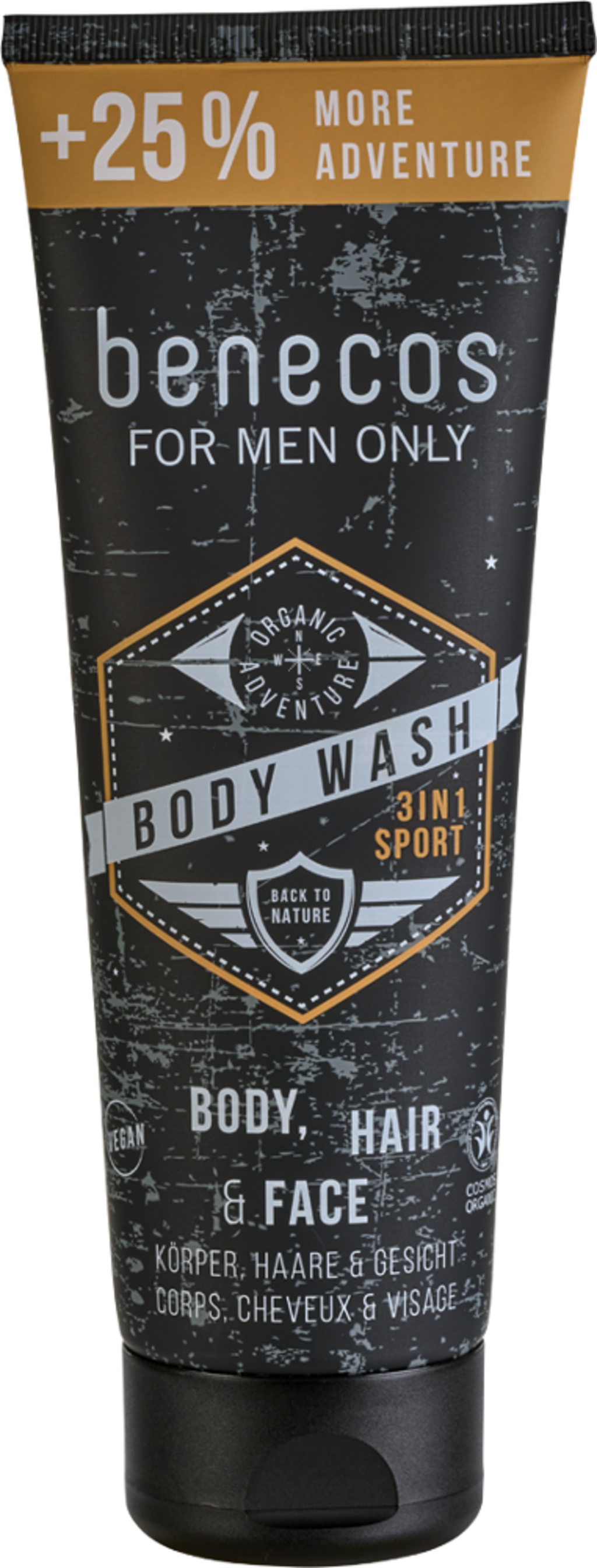 benecos  for men only  3in1 Body Wash Sport, 250 ml