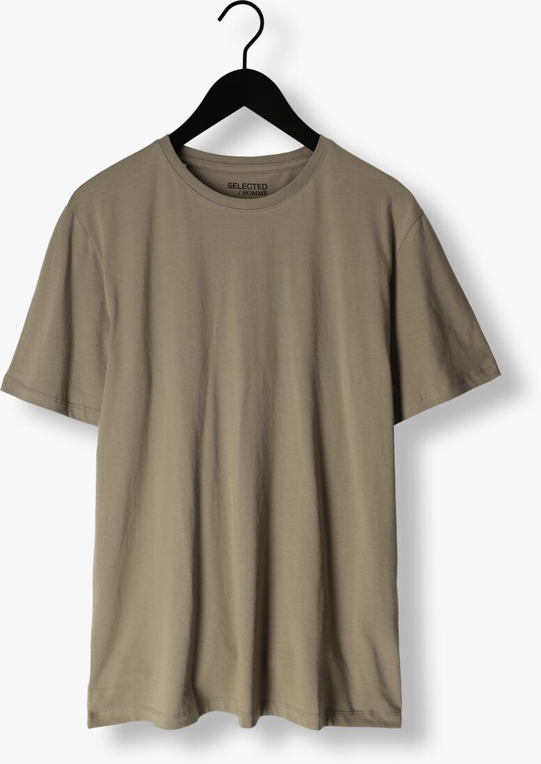 SELECTED HOMME groene selected homme t-shirt slhaspen ss o-neck tee
