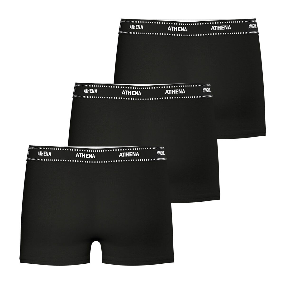 ATHENA<br>Conjunto de 3 cuecas boxer Meu pequeno preço